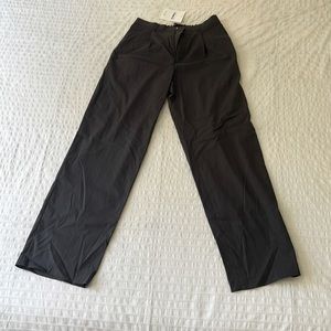 Oak + Fort Women’s Small Dark Gray Pants Polyester/Rayonne